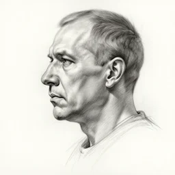 a realistic yet scraggly portrait sketch of the side profile of a stern and sophisticated christopher lee, trending on artstation, intricate details, in the style of frank auerbach, in the style of sergio aragones, in the style of martin ansin, in the style of david aja, in the style of mattias adolfsson