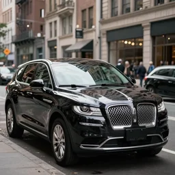 award winning photo of a lincoln parked in a street of new york, by saul leiter, photography, detailed, beautiful, real, extremely precise, elegant