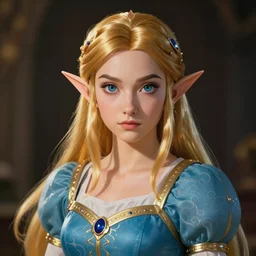 princess zelda, artwork by Artgerm