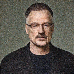 portrait photo of walter white, color, studio lighting
