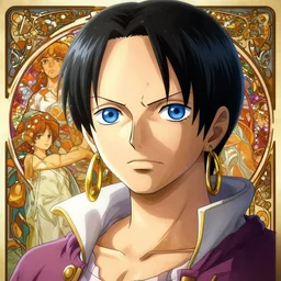 highly detailed vfx portrait of nico robin by eiichiro oda!, makoto shinkai, alphonse mucha, sharp focus, art by kaoru mori and gaston bussiere and alphonse mucha and artgerm and greg rutkowski!, harsh overhead sunlight, blue eyes!!, large aquiline nose!!, stanley kubrick, ntricately detailed, behance, 4 k, hdr