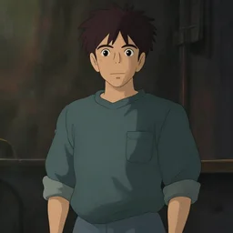 a film still Salvador Bahia, medium shot, waist up, studio Ghibli, Pixar and Disney animation, sharp, Rendered in Unreal Engine 5, anime key art by Greg Rutkowski, Bloom, dramatic lighting