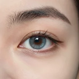 portrait of a stunningly beautiful eye, divided by 0