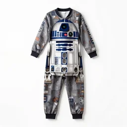 clothing jumpsuit inspired by r 2 - d 2, photograph, product image, studio lighting, intricate detail