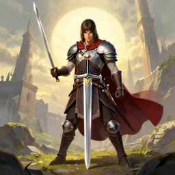illustration humanisation master sword