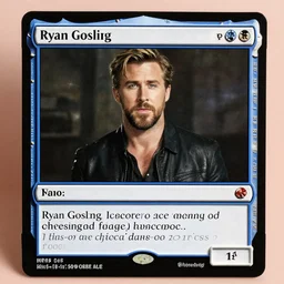 ryan gosling, magic the gathering card