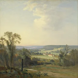 background landscape by evariste vital luminais