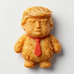chicken nugget shaped like donald trump