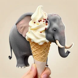 ice-cream, but it's for elephants