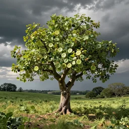 un pommier qui donne des fraises
