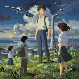 a beautiful landscape painting of a science fiction movie still, dynamic composition, dramatic, atmospheric, by lazar cherikover and julie dillon and makoto shinkai