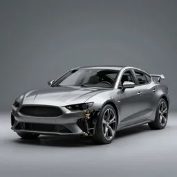 The ugliest car in the world, worst auto design, poorly built car, CAD rendering, studio lighting, 8k trending, industrial rendering