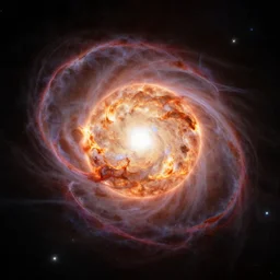 wolf rayet star, high quality realistic 4 k cinematic imax videograb from interstellar, bright star in dark space, intricate, detailed, trending on artstation, solar surface