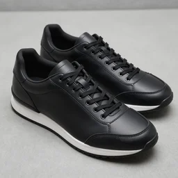 comfy black trainers that don't cost £80, featured on Instagram, fashionable shoes, high quality photo, beautiful, highly detailed,