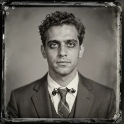 tintype photo of bizarro