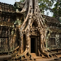 tree roots at angkor wat