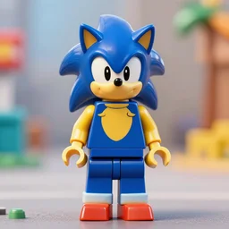 sonic lego figure