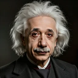 skater girl einstein portrait