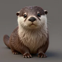 cute otter, greg rutkowski, concept art, digital, highly detailed, eddotorial illustration, matte print