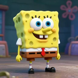 greddy frueger spongebob, 3 d render, octane, weta, ilm