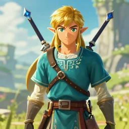 portrait of someone from the yiga clan from the legend of zelda breath of the wild, breath of the wild art style.