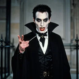 candid photo of london keyes as a gothic vampire in the 1 9 9 0 s
