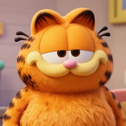 garfield smiling like a cheshire cat