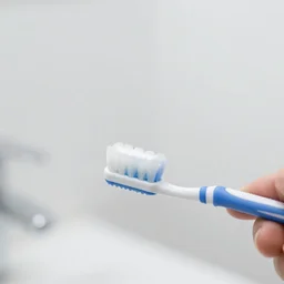 teeth brushing teeth