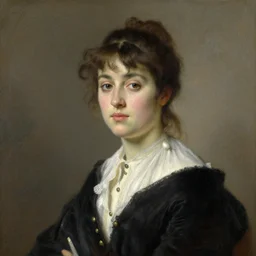 female portrait by gustave caillebotte