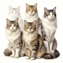 sketchbook cats, magnificent, medium shot, details, sharp focus, elegant, highly detailed, illustration, by jordan grimmer and greg rutkowski, intricate, beautiful, trending artstation, pixiv, digital art