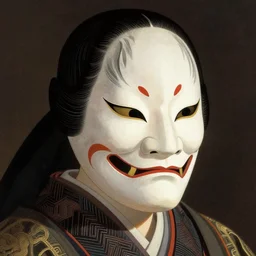 Mask Japanese yokai setto Kabuki  tengu kitsune Sujiguma shading samurai