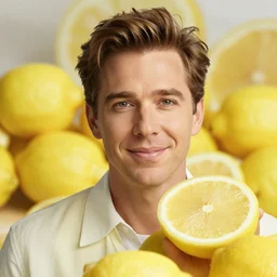 keith lemon, as a lemon fruit