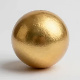 a golden sphere handpainted, hyper detailed, lighting from the side