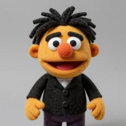 tuco salamanca as a muppet. highly detailed felt. hyper real photo. 4 k.