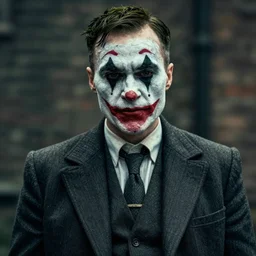 The joker in Peaky Blinders 4K quality super realistic