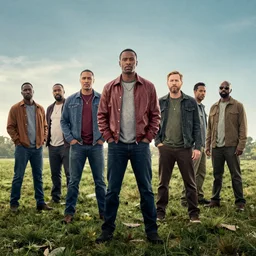 the cast of The Wire, landscape, high quality