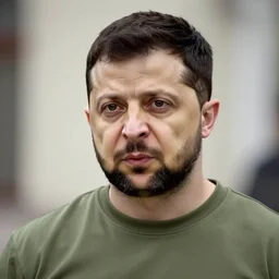 the portrait of volodymyr zelenskyi is as realistic as possible
