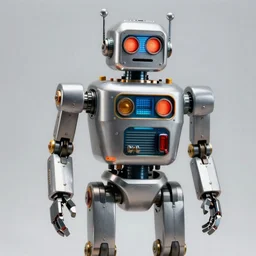 clunky 1 9 5 0 s movie robot, 5 0 s sci - fi film