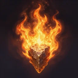 floating, centered, holy flame crown spell, no people, hearthstone, c 4 d, digital painting art, fantasy game spell symbol, by greg rutkowski