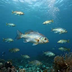 underwater photo of fish, Ivan Aivazovsky, Christopher Balaskas, Noah Bradley, Albert Bierstadt, Jim Burns, Edwin Church, Frederic Thomas Cole, Brown Durand, Asher David Friedrich, Caspar James Gurney, Johnson Heade, Martin Raphael Lacoste, Ted Nasmith, Andreas Rocha, Christophe Vacher