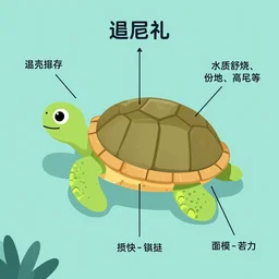 diagram of a turtle