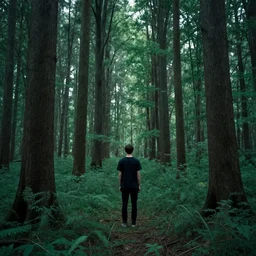 the man of the forest, surreal