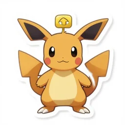 cute miss mascot reptincel reptincel charmeleon pokemon sticker art, cronobreaker, beeple game icon