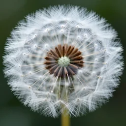 crystal dandelion extreme close - up, unreal engine, 4 k wallpaper