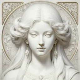 intense portrait of the white tara, intricate, elegant, highly detailed, my rendition, digital painting, artstation, concept art, smooth, sharp focus, illustration, art by artgerm and greg rutkowski and alphonse mucha