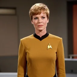 young mary tyler moore as captain kirk, star trek