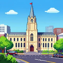 Palmerston North, Pixel art.