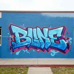 motivational graffiti art, mural, high school, colorful, blue hues, art by cornbread and daze and dondi white and tracy 1 6 8 and lady pink and jean - michel basquiat and keith haring,