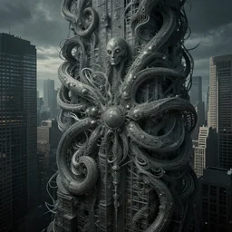 A New York City Photography, Biopunk, Intricate Details, Atmoshperic, Awe, Masterpiece, Digital Artwork