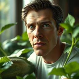 benedict cumberbatch as a cucumber, unreal engine 5, v - ray, ultra hd